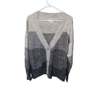 New 143 Story by Line Up Grey Oversized Cardigan